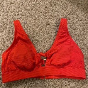 Target red bathing suit top M